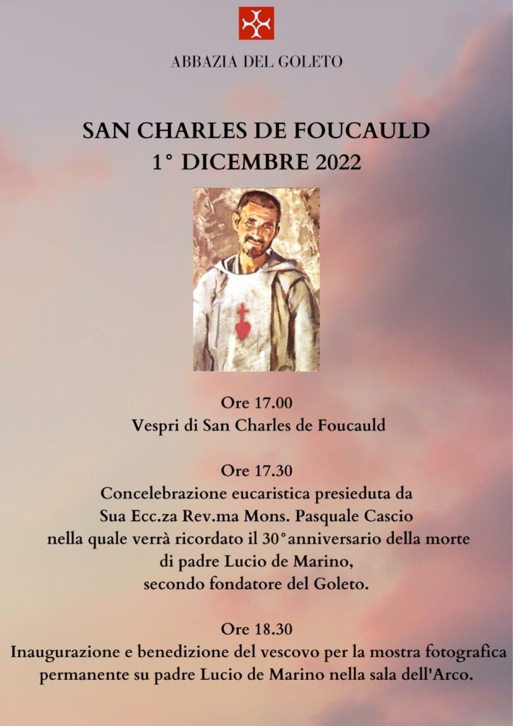 San Charles De Foucauld 1 dicembre 2022
