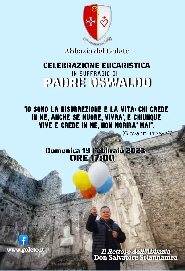 Celebrazione eucaristica in suffragio di Padre Oswaldo